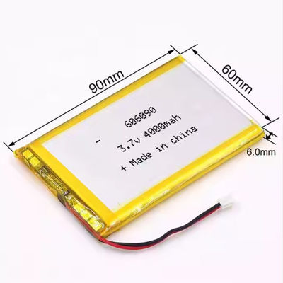 좋은 가격 재충전 가능한 3.7V 606090 리 폴리머 배터리 4000mAh 소비자 전자제품 온라인으로