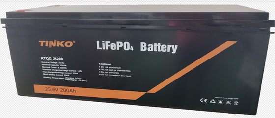 좋은 가격 5.12kwh 고에너지 24V 200AH Lifepo4 배터리 태양 에너지 저장 온라인으로