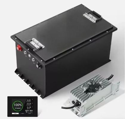 좋은 가격 51.2V 100Ah LiFePO4 48v 리?? 골프 카트 배터리 BMS 5.12KWH 온라인으로