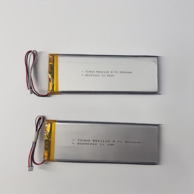 좋은 가격 3.7V 5441113 리온 폴리머 배터리 3000mAh 가볍게 필름 형성을 가진 휴대용 장치 온라인으로